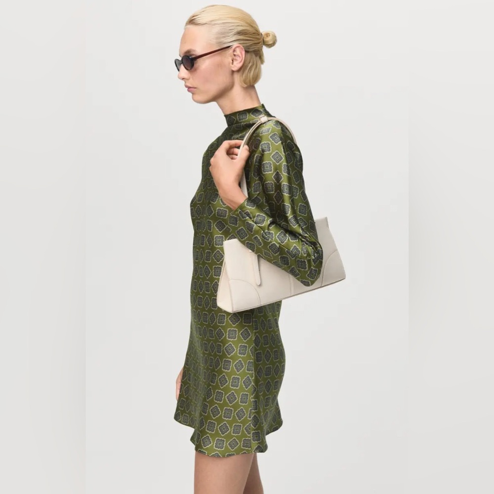 Medallion Print Long Sleeve Minidress NWT
